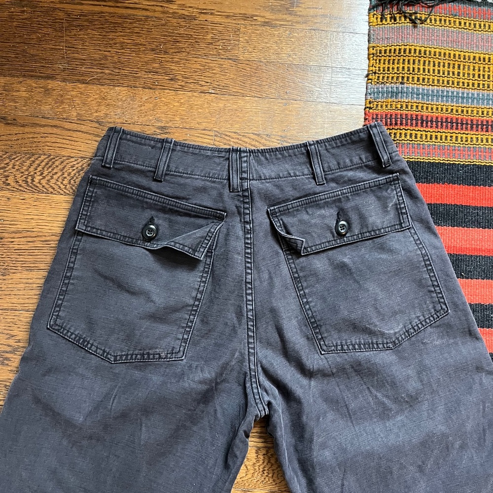 Imogene and Willie Blake military trouser in black, size small Perfect Shape!